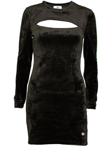Black Long Sleeve Cut Out Bodycon Dress