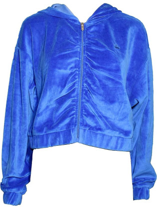 Juicy Couture Rouched Women's Long Sleeve Zipper Hoodie